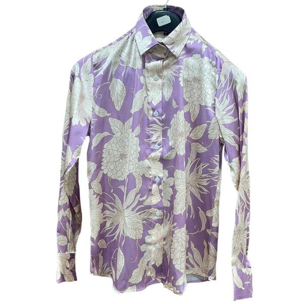Mauve Floral Women Shirt