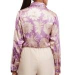 Mauve Floral Women Shirt