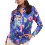 Royal Blue Women Shirt