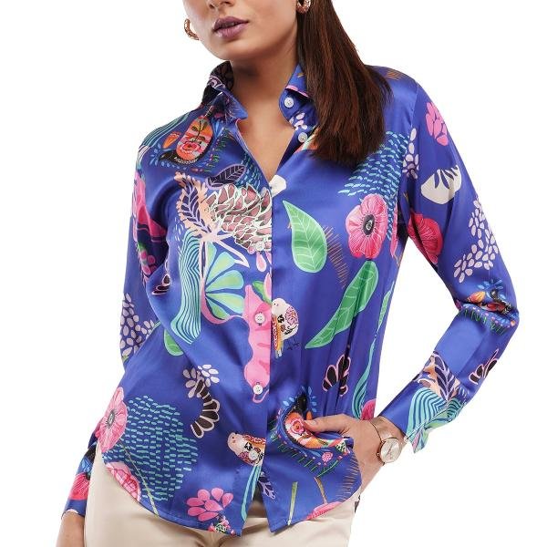 Royal Blue Women Shirt