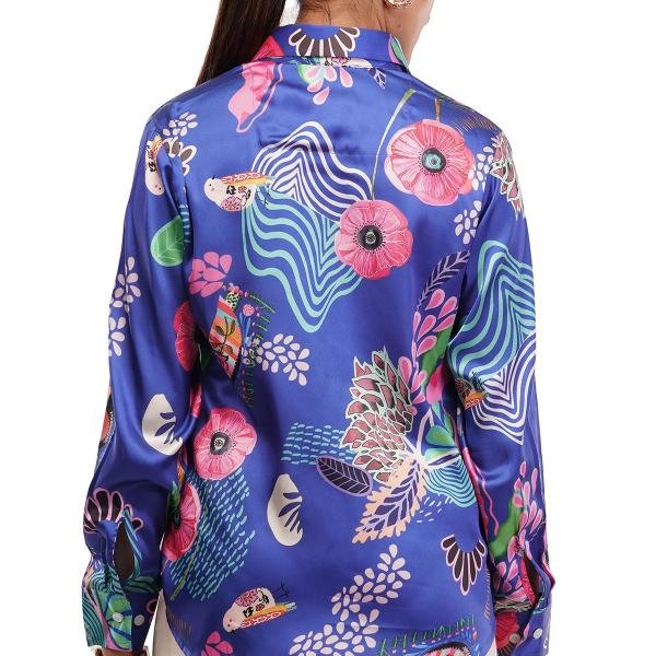 Royal Blue Women Shirt