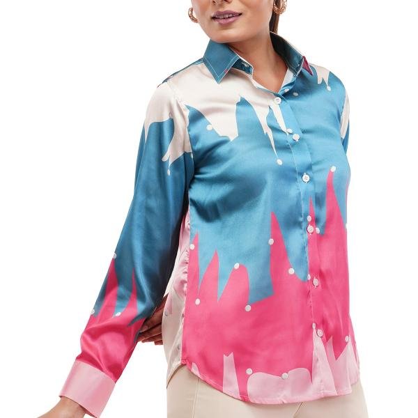 Zig Zag Stripe Women Shirt